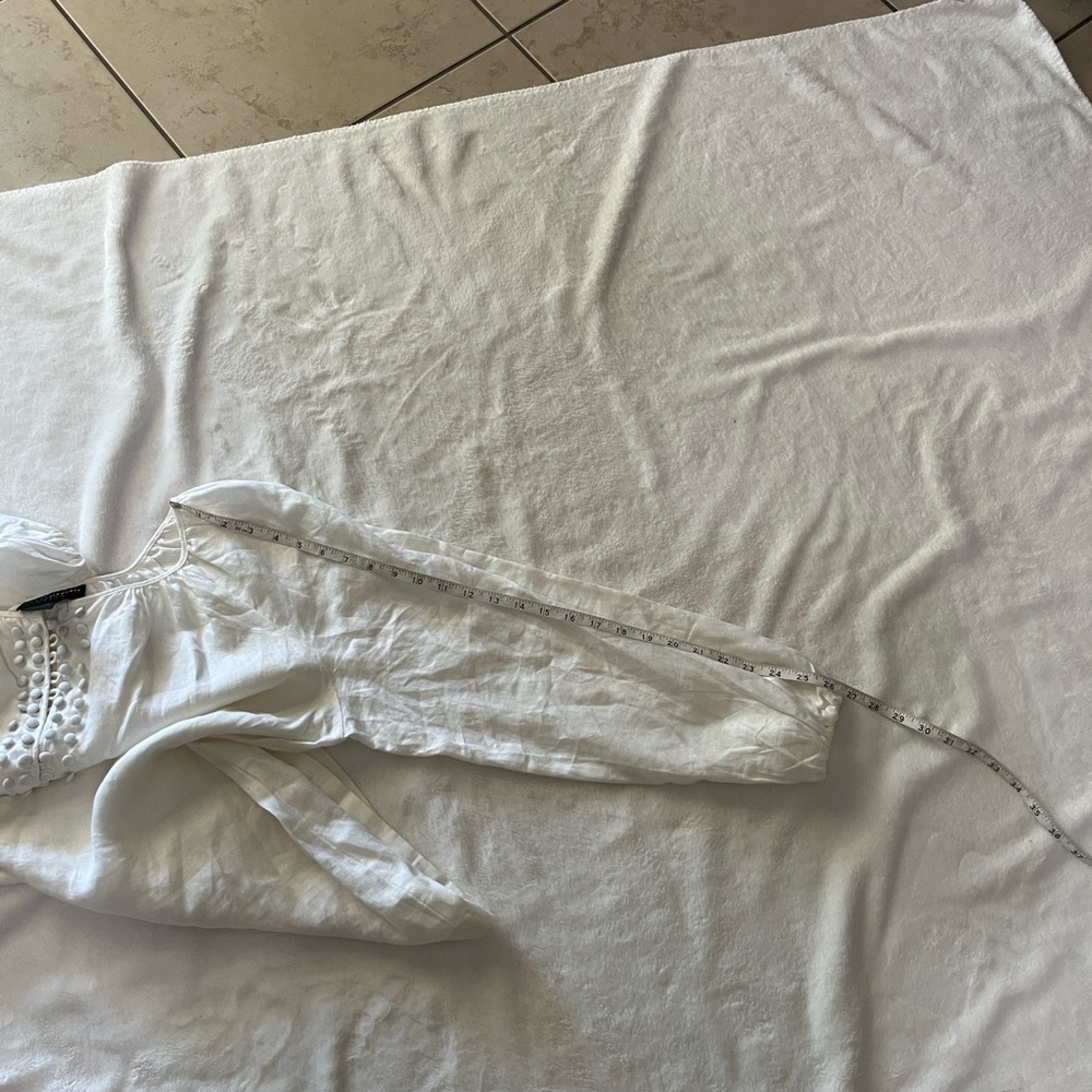 GRACE ELEMENTS LINEN TOP - Picture 6 of 7